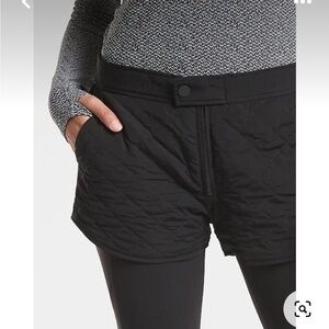 ATHLETA toasty buns insulated shorts